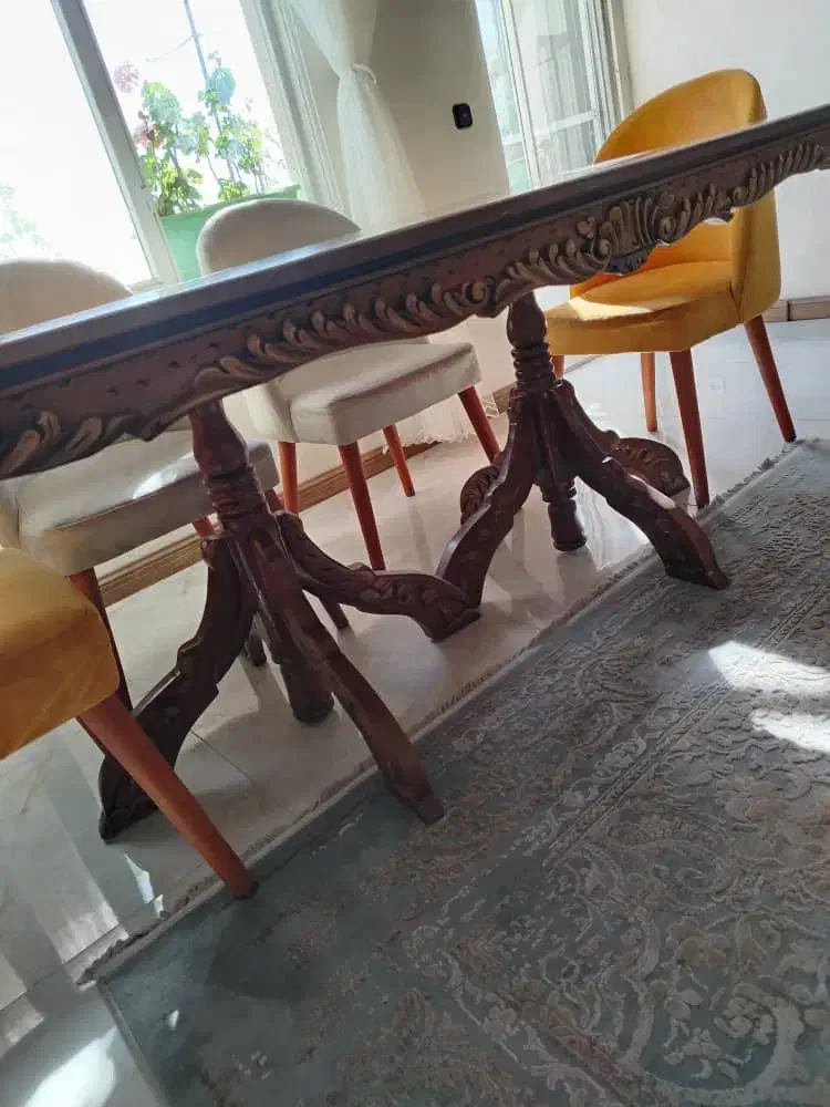 میز صندلی ناهار خوری ۶ نفره|میز و صندلی غذاخوری|رودهن, |دیوار