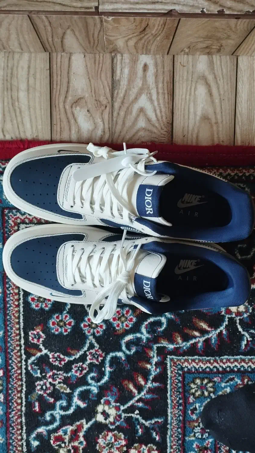 کتونی نایک ایرفورس دیور سرمه ای سایز 45|کیف، کفش، کمربند|الشتر, |دیوار