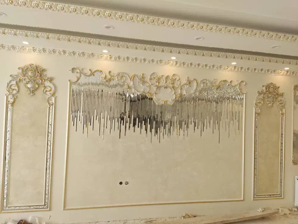 گچ بری / تولید گچبری پیش ساخته، کابینت،کاغذدیواری|مصالح و تجهیزات ساختمان|تبریز, |دیوار