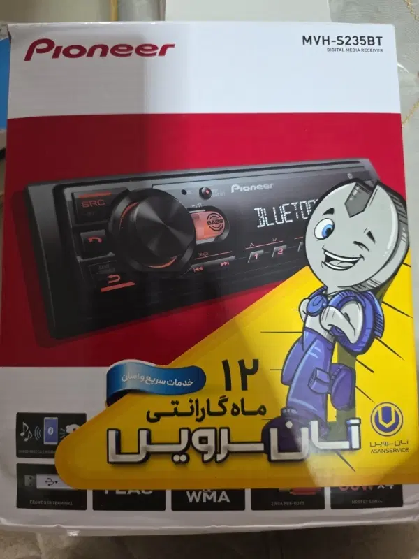پخش پایونیر مدل MVH-S235BT|قطعات یدکی و لوازم جانبی|تهران, کوثر|دیوار