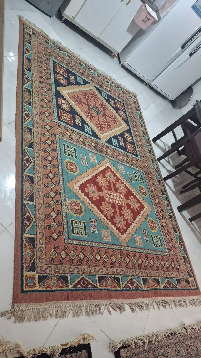گلیم 6 متری مناسب برای خونه باغ|گلیم، جاجیم، گبه|اراک, |دیوار