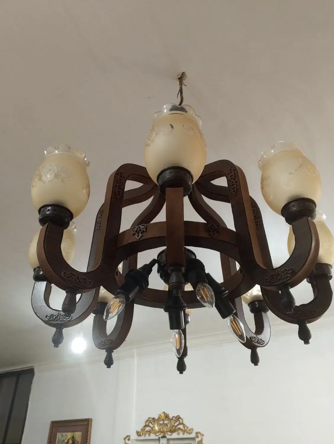 لوستر|لوستر و چراغ آویز|گرگان, |دیوار