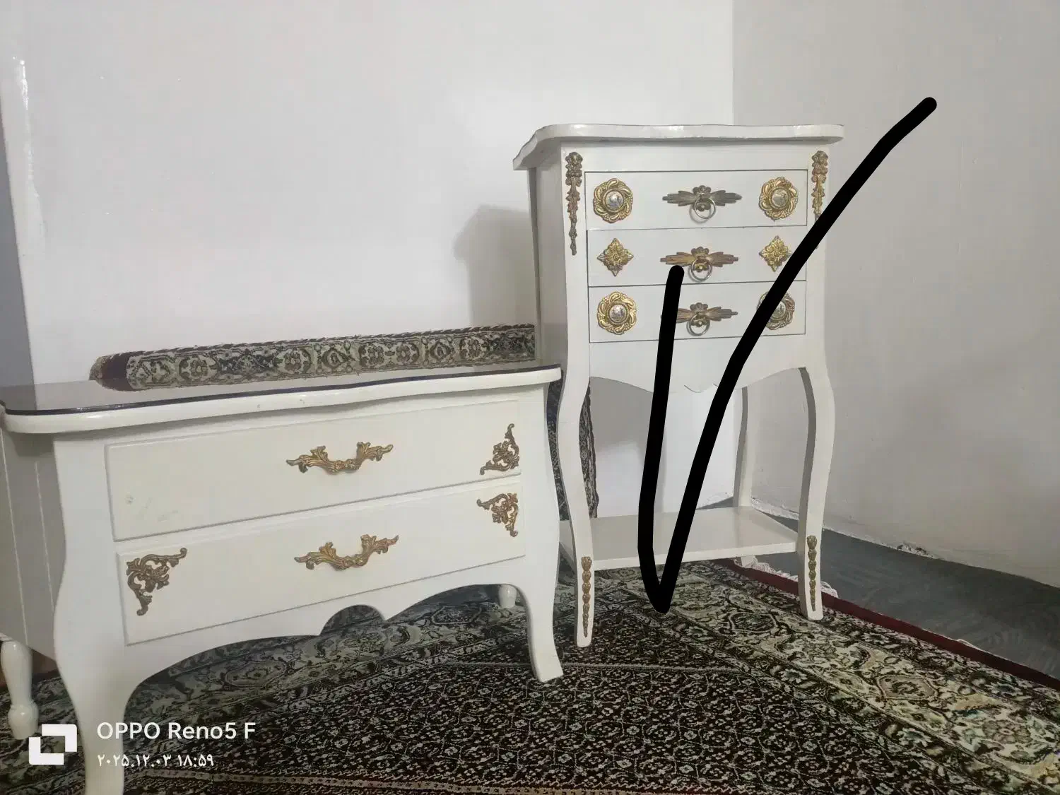 میز تلفن و کنسول آینه|میز تلفن|سنندج, |دیوار