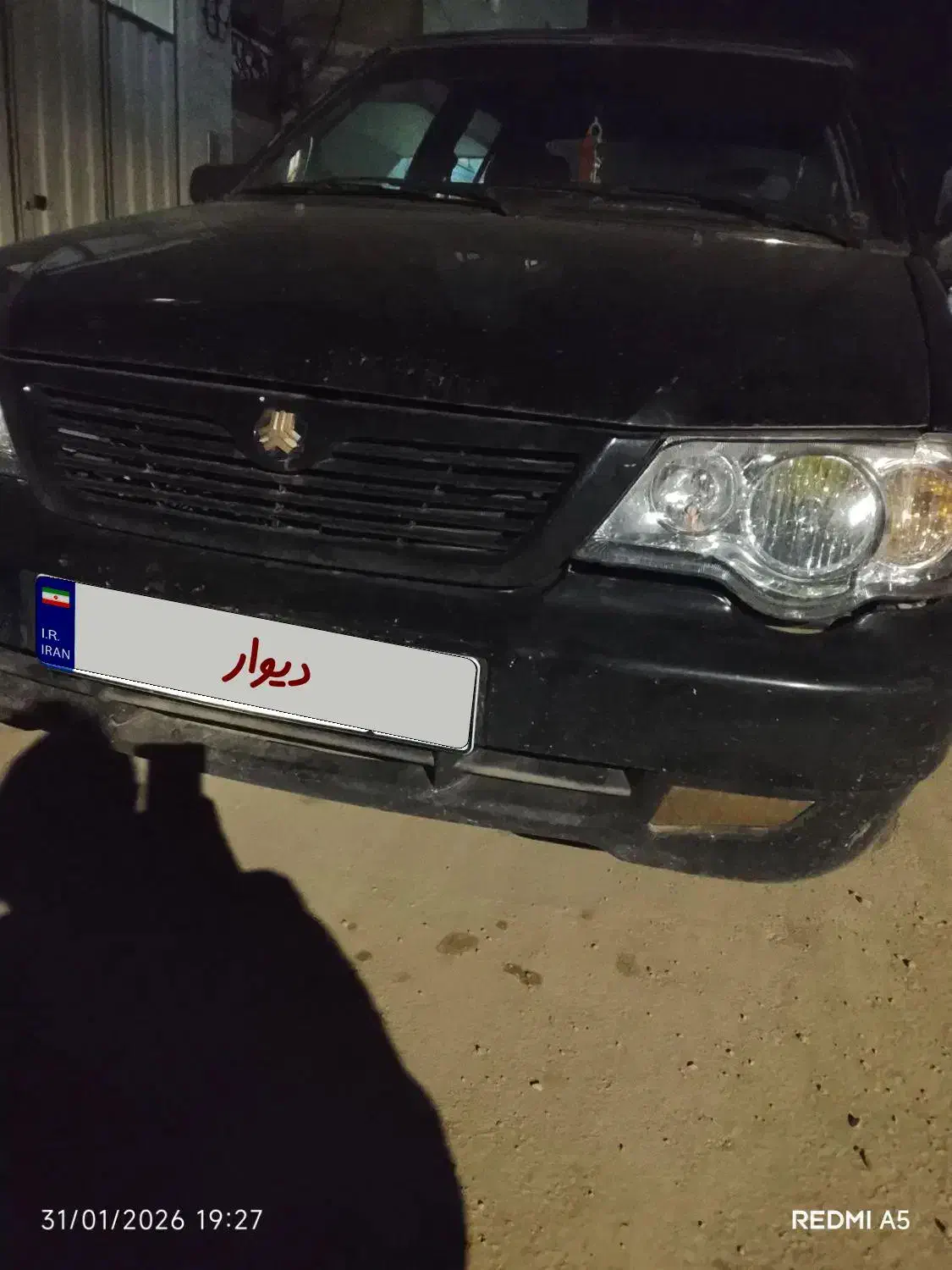 پراید 132مشکی بی رنگ|خودرو سواری و وانت|ملایر, |دیوار