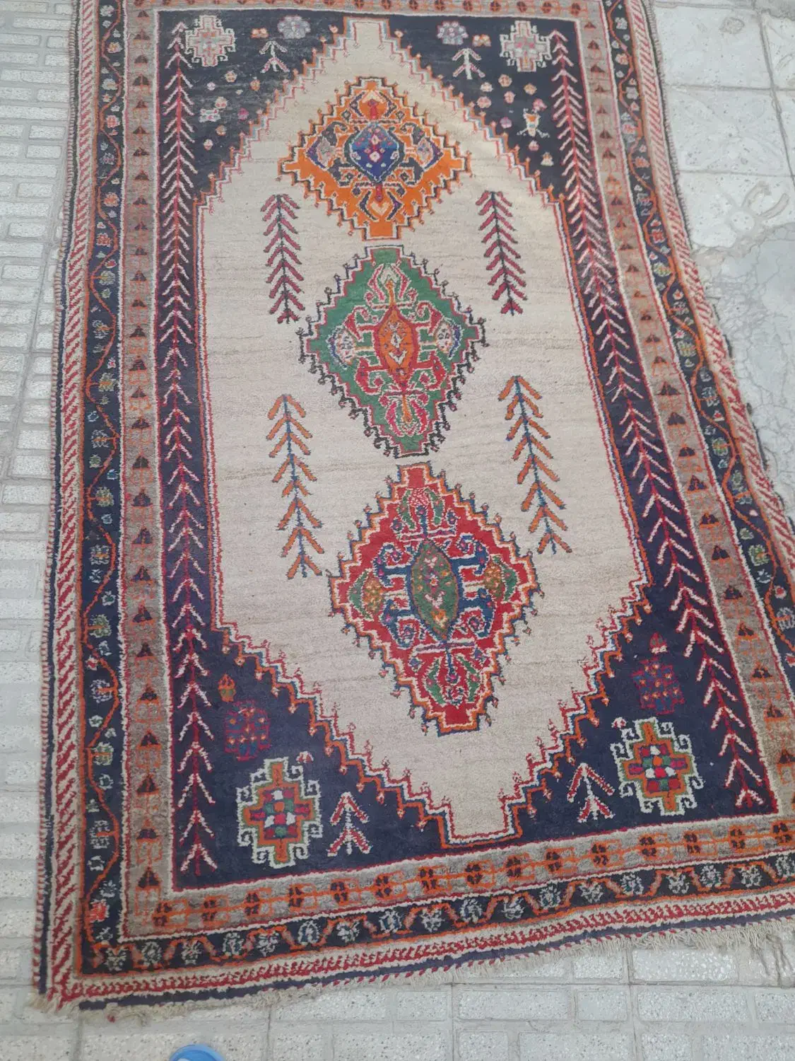 قالی دستباف ترکی|فرش|شیراز, احمدآباد|دیوار