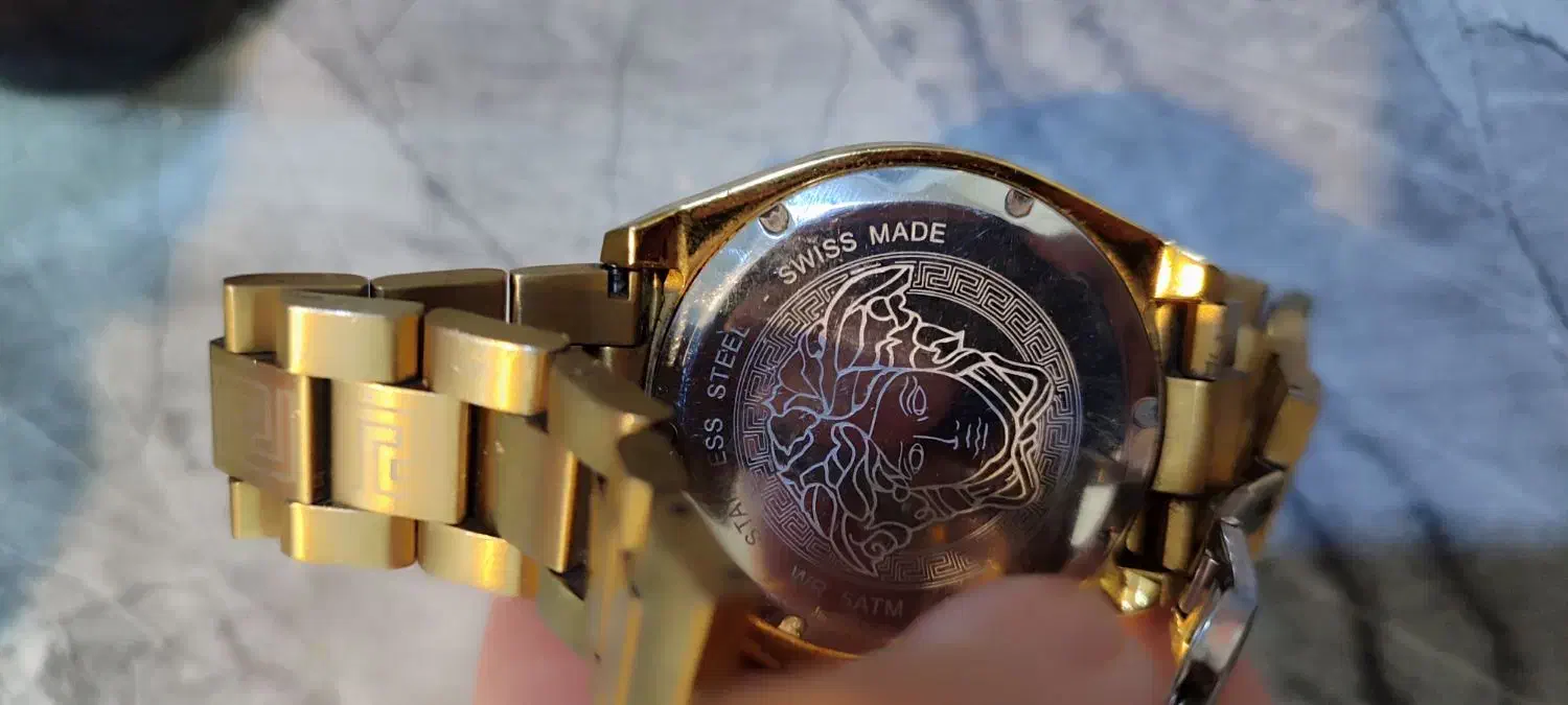 ساعت اصل ورساچه مردانه طلایی|ساعت|چهارباغ, |دیوار