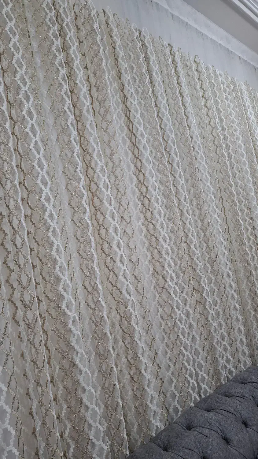 پرده حریر با کیفیت همراه استر|پرده، رانر، رومیزی|کیار, |دیوار