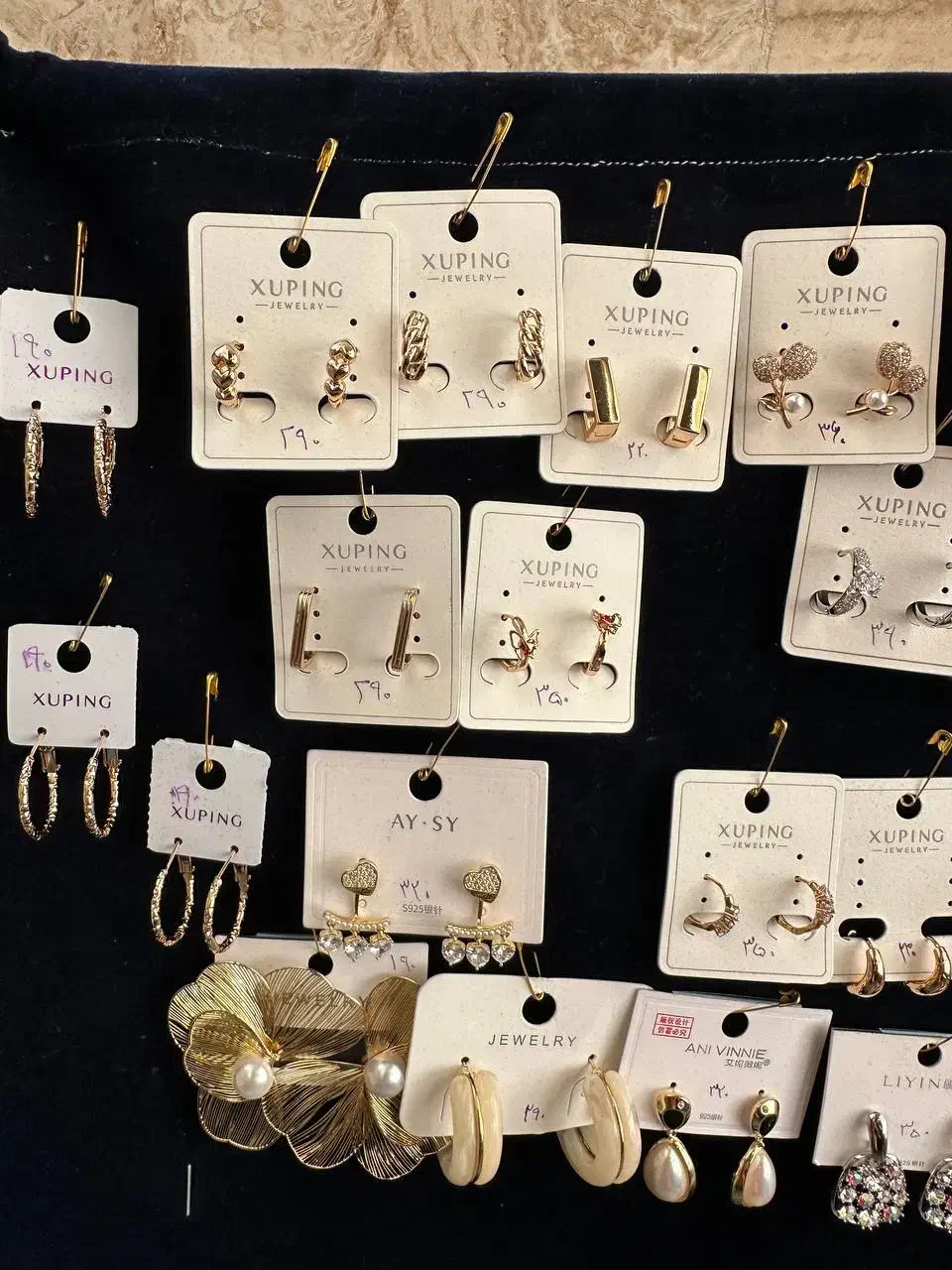 گوشواره‌های ژوپینگ رنگ ثابت|بدلیجات|کرج, شهرک بنفشه|دیوار