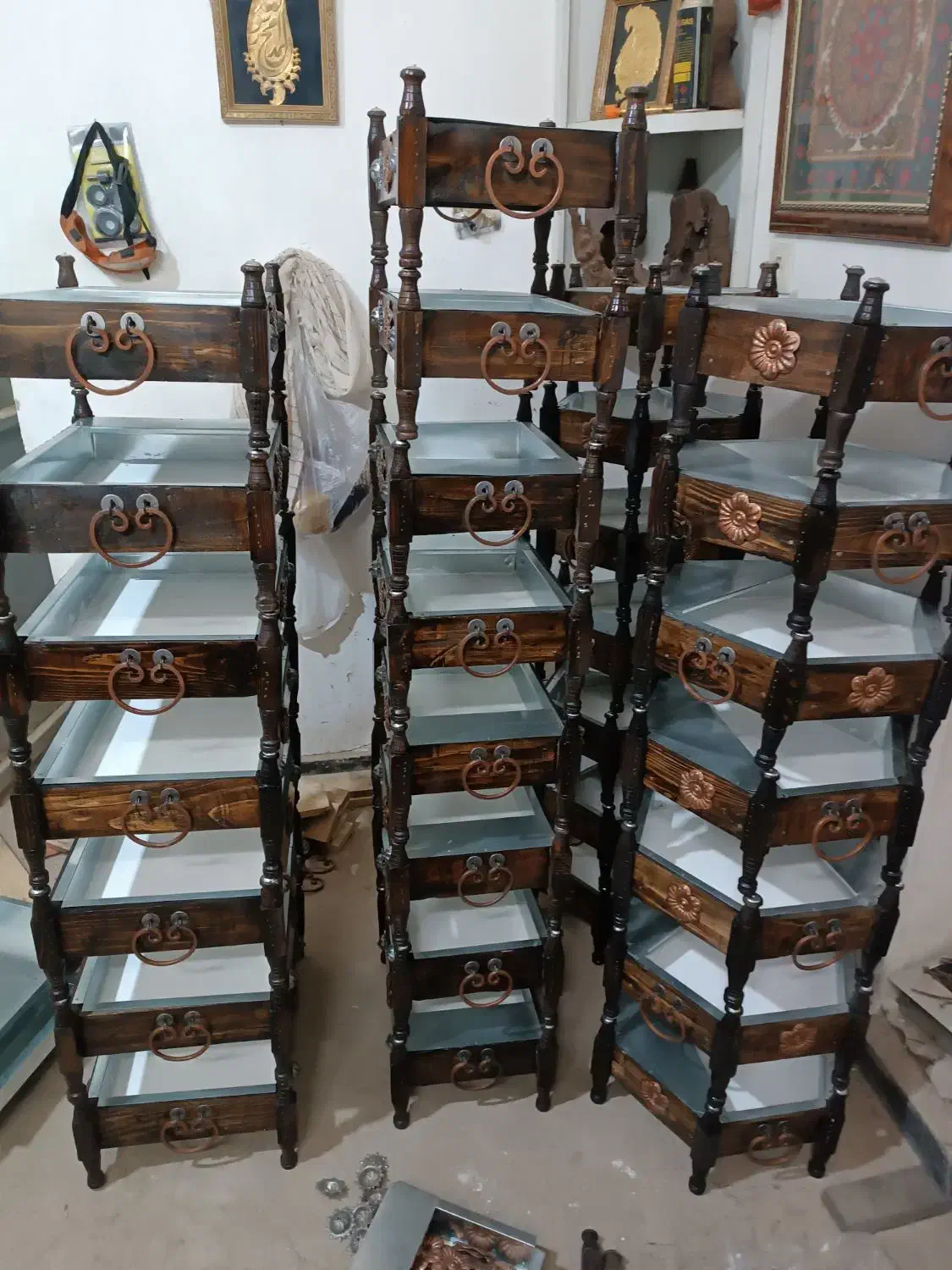 ساخت انواع منقل چوبی|عمدهفروشی|زاهدان, |دیوار