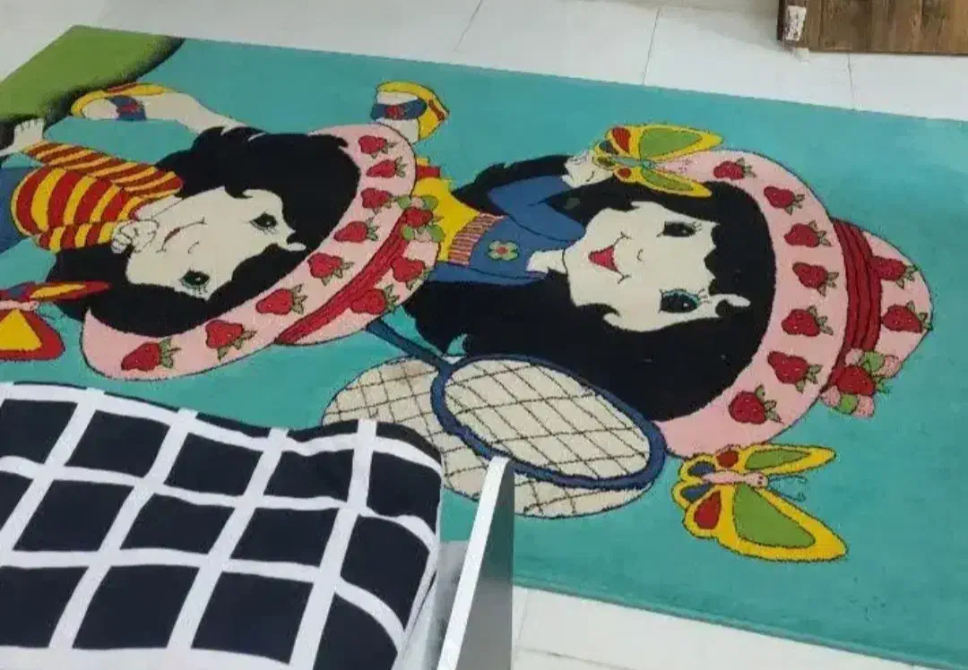 گلیم کودک|گلیم، جاجیم، گبه|اصفهان, شفق|دیوار