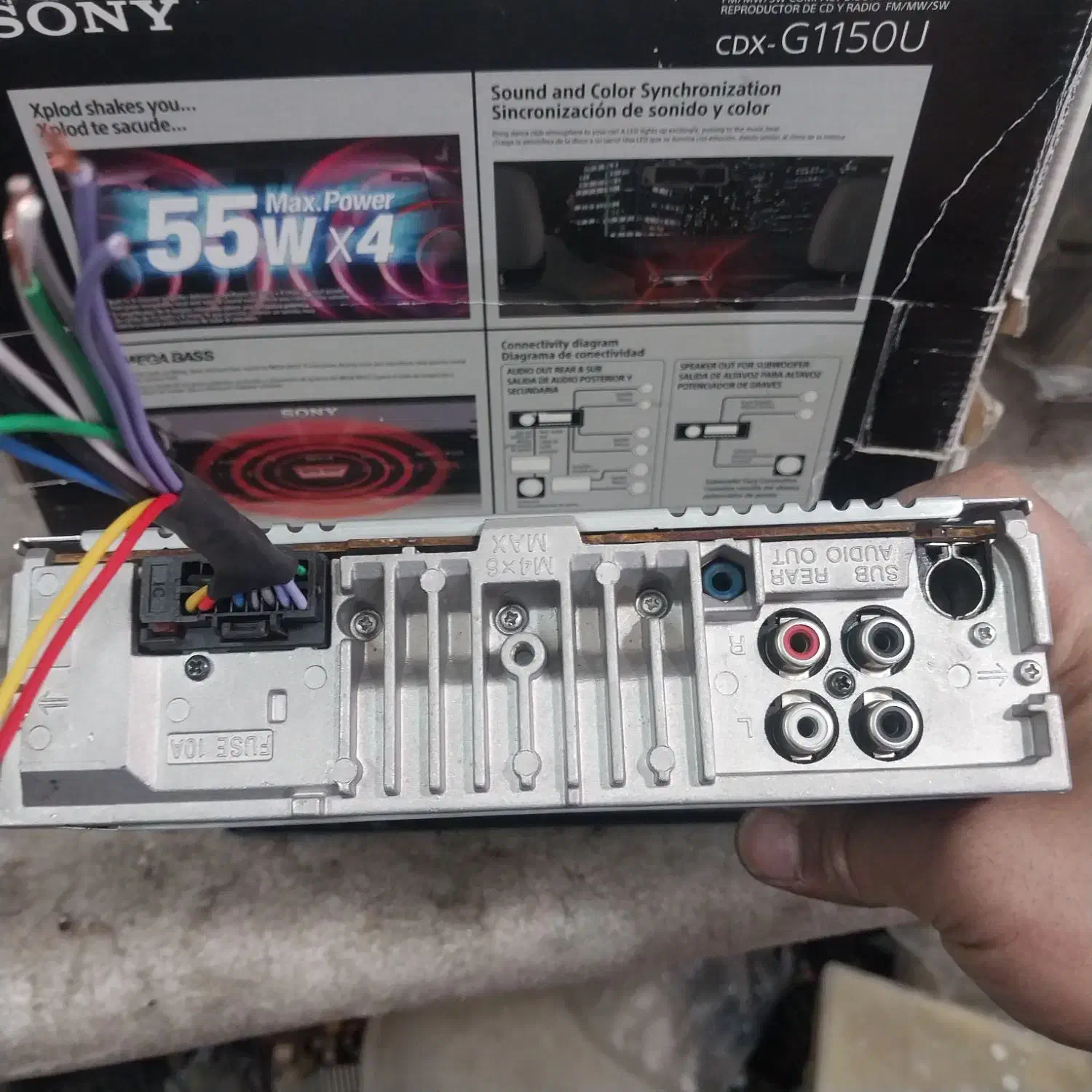 پخش سونی ۱۱۵۰|قطعات یدکی و لوازم جانبی|مشهد, بهمن|دیوار