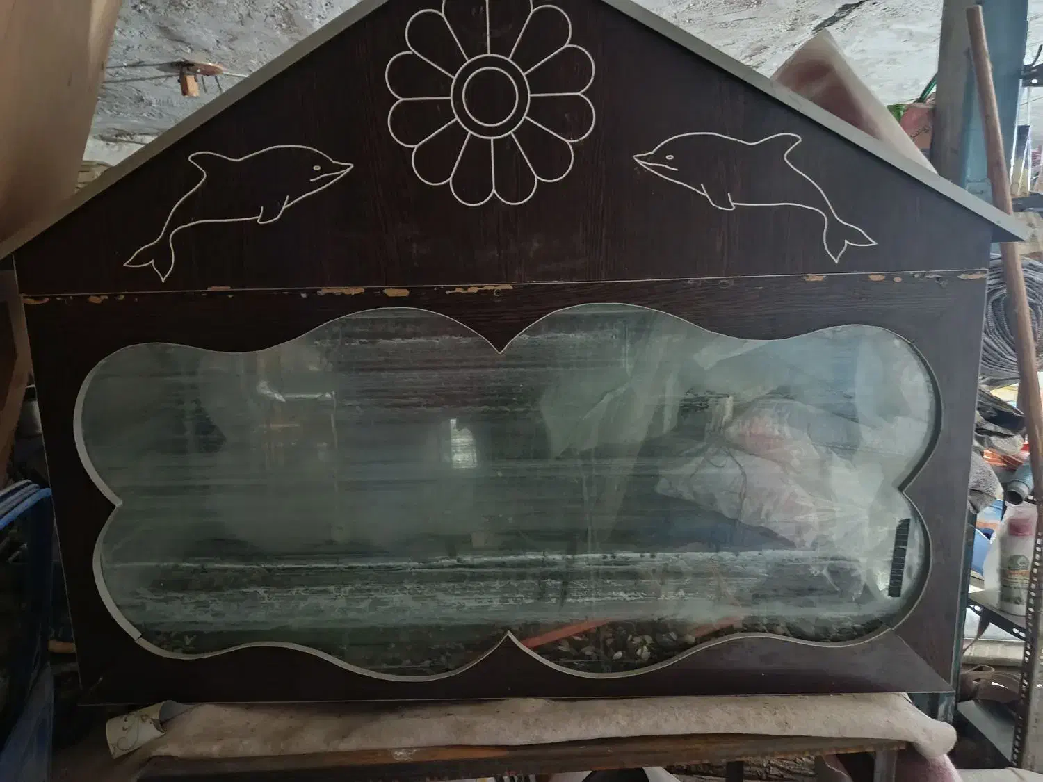 تلویزیون میز و آکواریوم|میز تلویزیون|شهرکرد, |دیوار