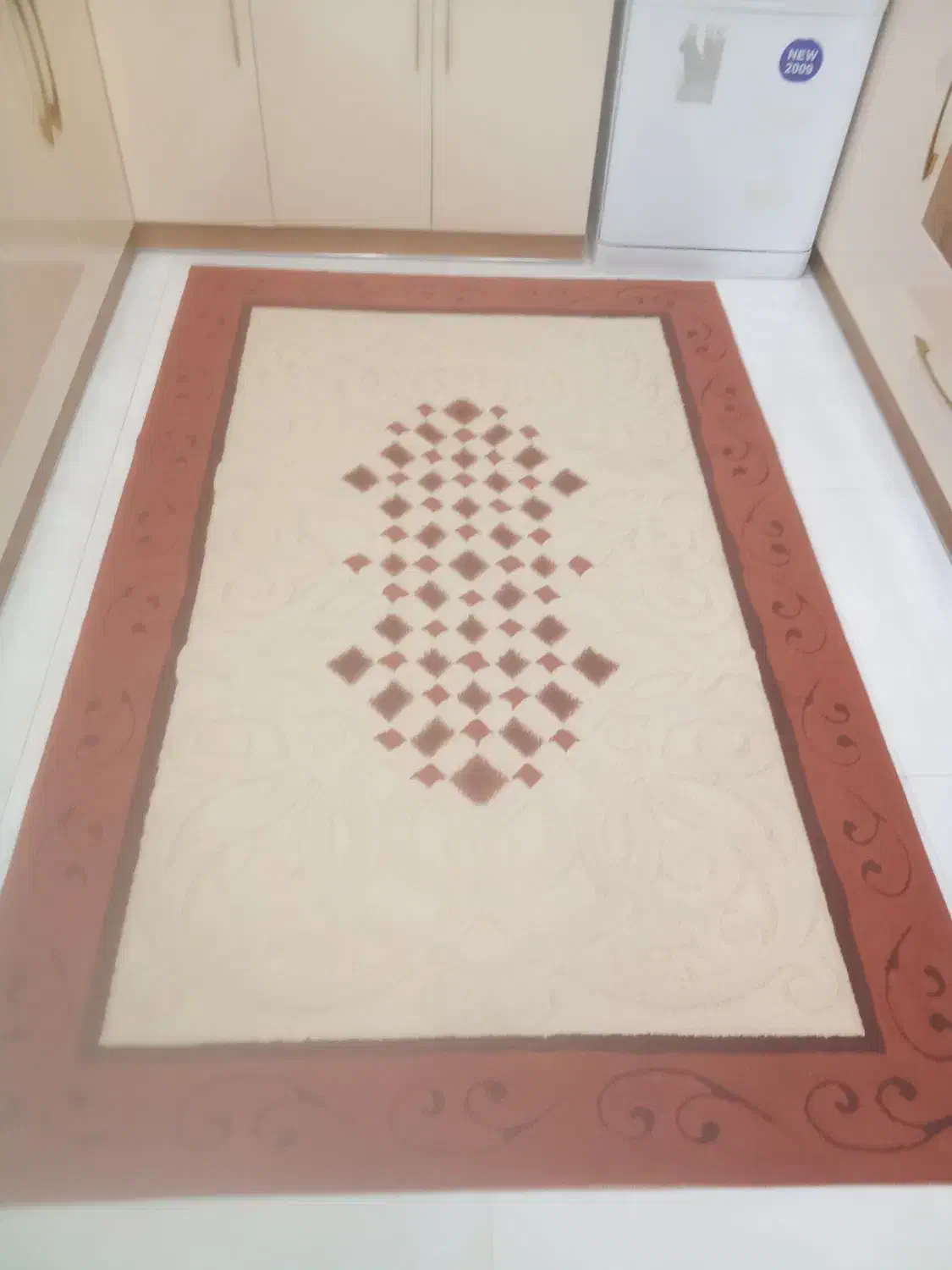 قالیچه ماشینی|فرش|سبزوار, قصبه اب یمین|دیوار