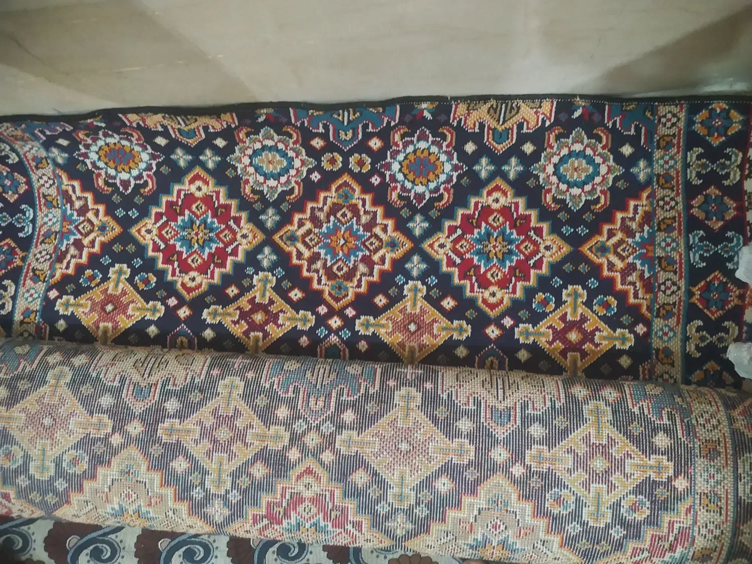 گلیم فرش کناره|گلیم، جاجیم، گبه|صفادشت, |دیوار