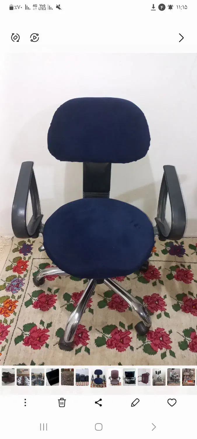 صندلی چرخدار|مبلمان اداری|شیراز, شهرک گلستان|دیوار