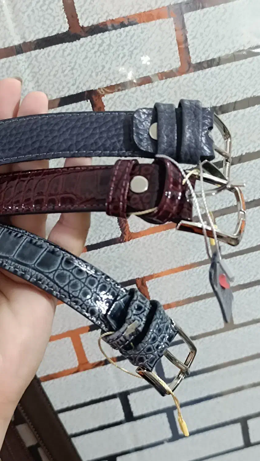 کمربند زنانه چرم طبیعی|کیف، کفش، کمربند|چناران, |دیوار