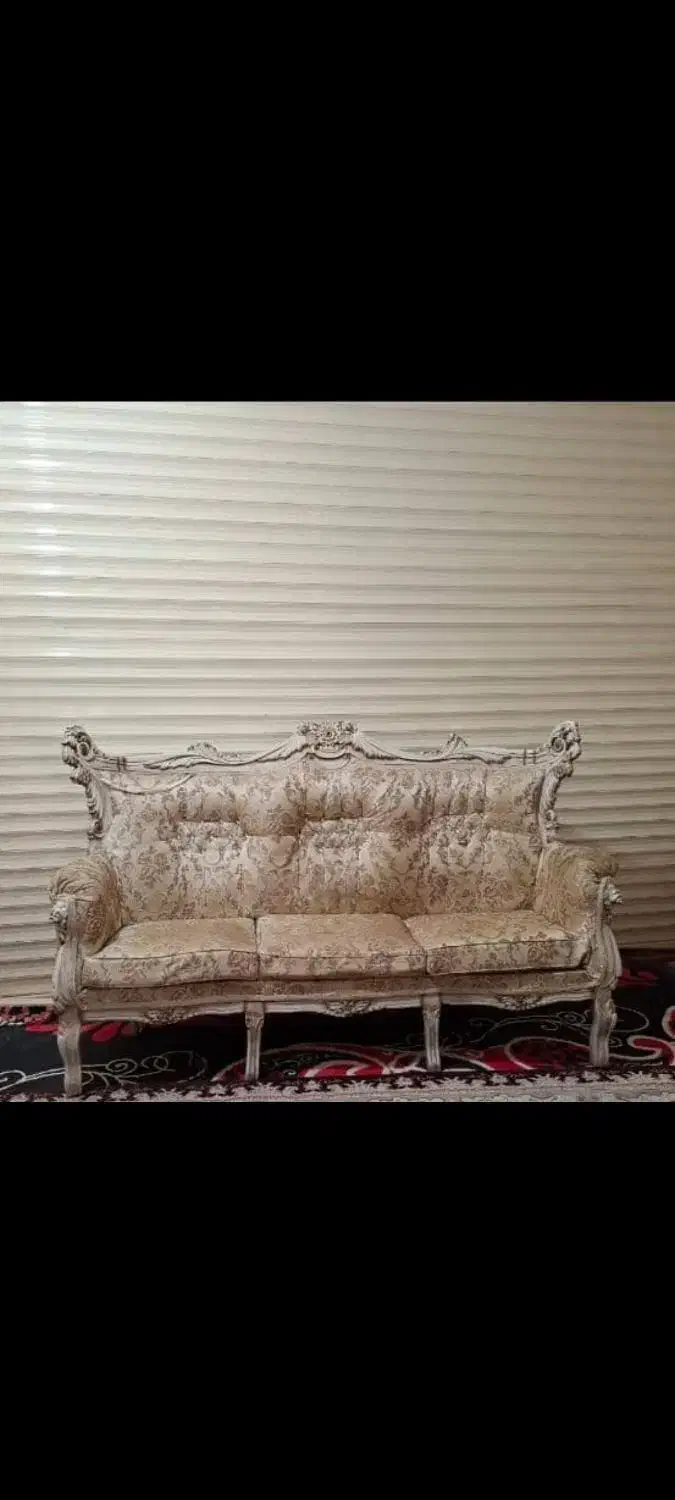 مبل سلطنتی ۷ نفره|مبلمان خانگی و میز عسلی|بندر گناوه, |دیوار