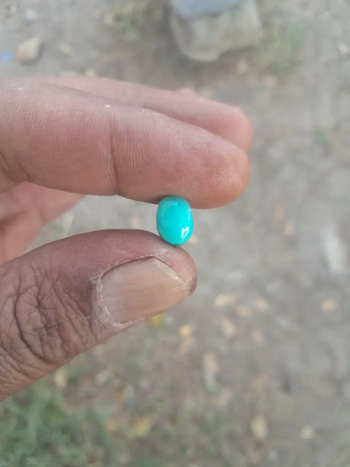 سنگ فیروزه نیشابور اصل|جواهرات|لنجان, |دیوار