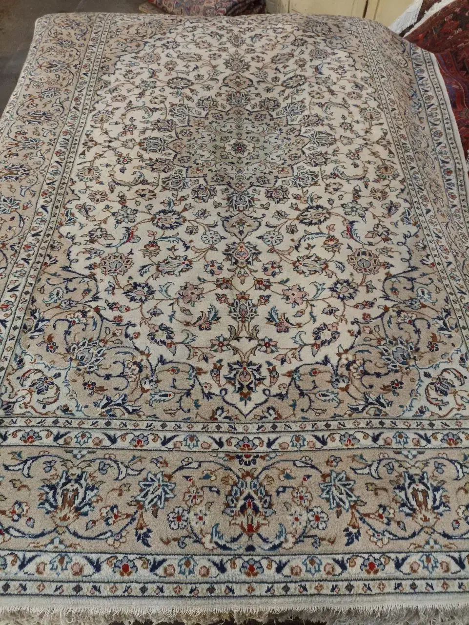 نقدواقساط،3قطعه قالی ماهی وکاشان کارکرده|فرش|تبریز, |دیوار