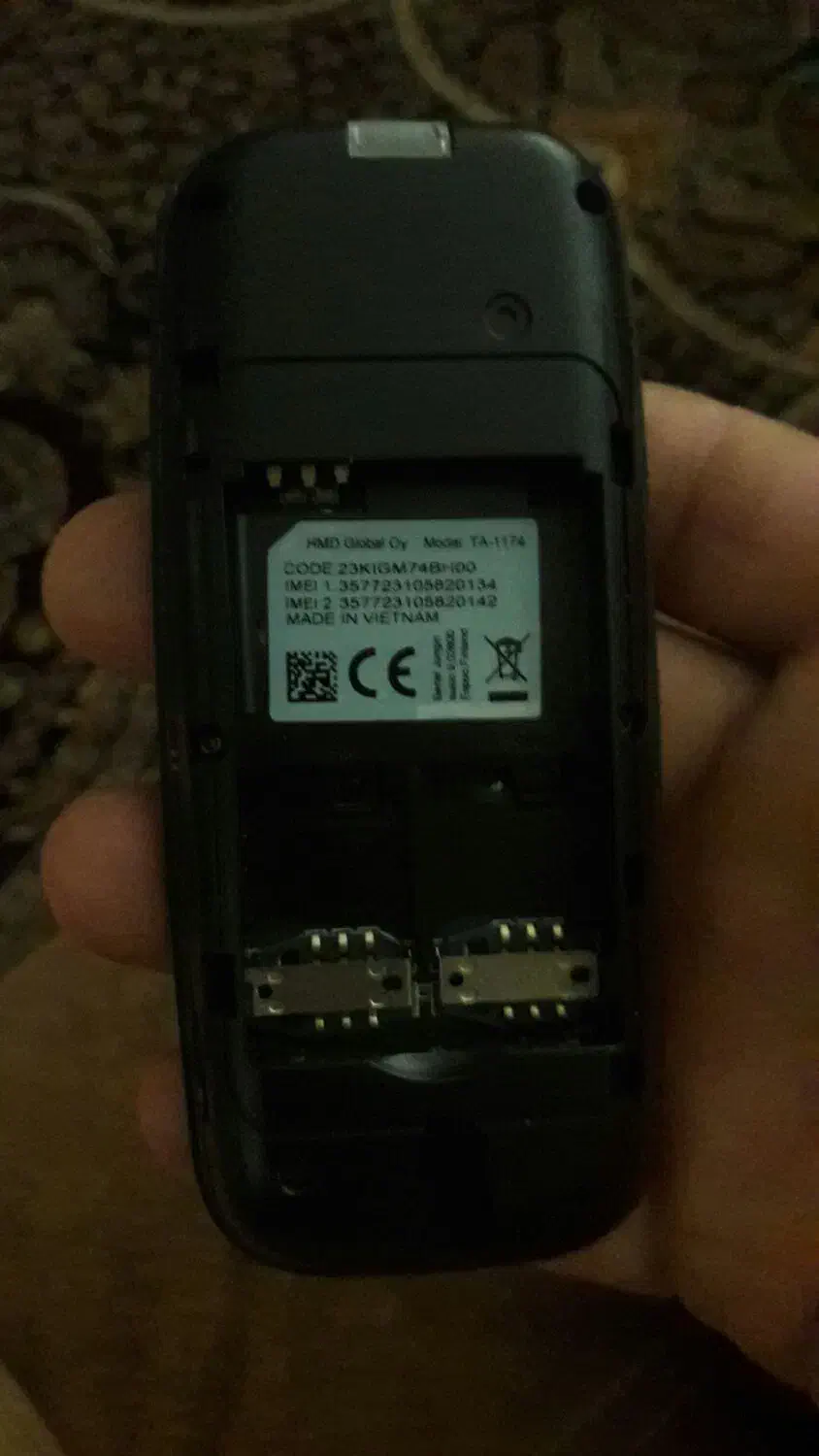 گوشی نوکیا ساده مدلTA-1174(105)اصل دوسیم کارت|موبایل|اهواز, شهرک نفت|دیوار