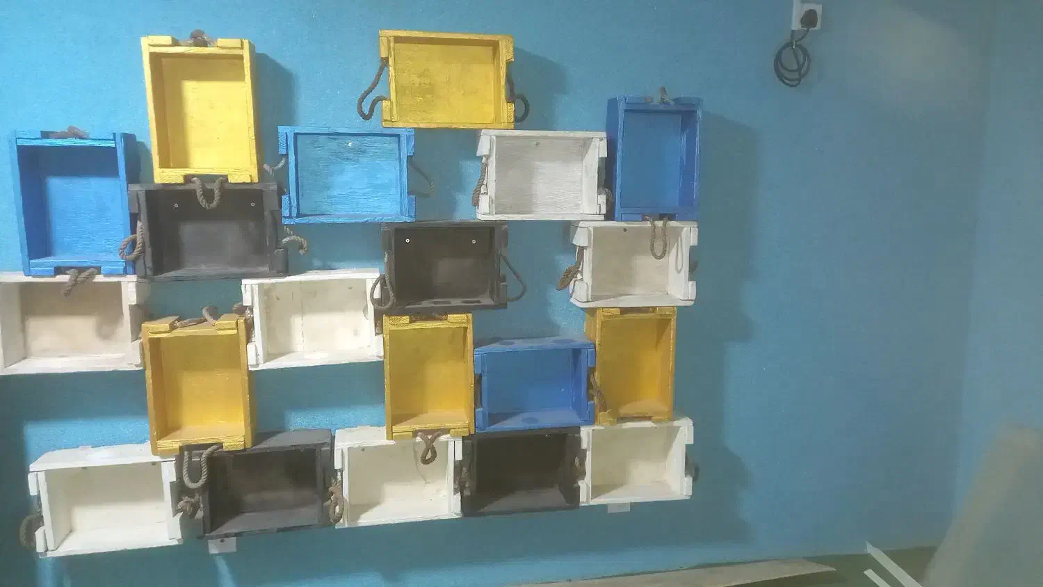 باکس چوبی روس|کتابخانه، شلف، قفسه‌های دیواری|دزفول, |دیوار