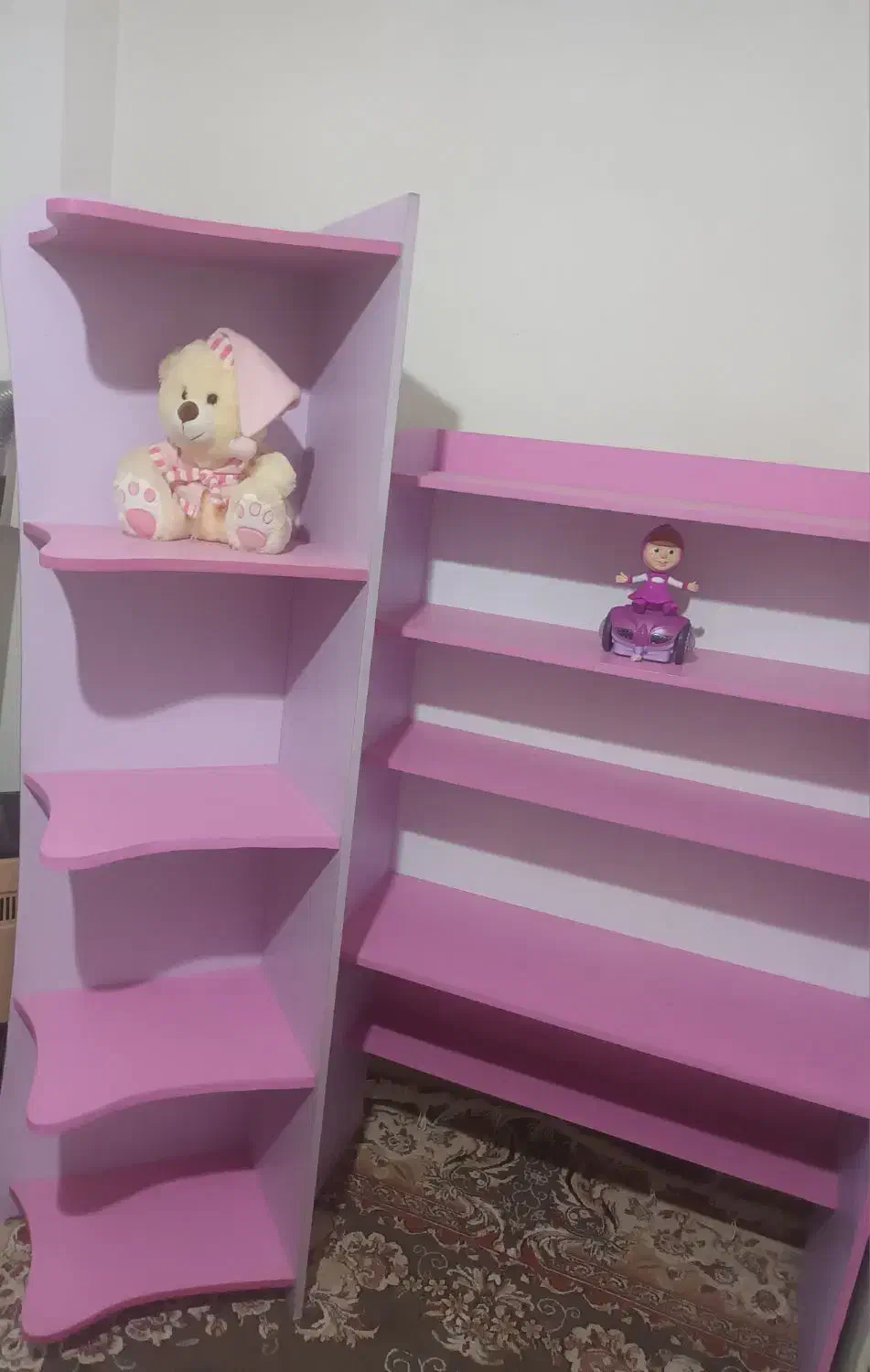 قفسه و میز تحریر کودک|کتابخانه، شلف، قفسه‌های دیواری|چناران, |دیوار