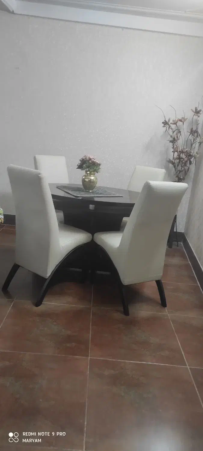 میز ناهارخوری چهارنفره|میز و صندلی غذاخوری|زرقان, |دیوار