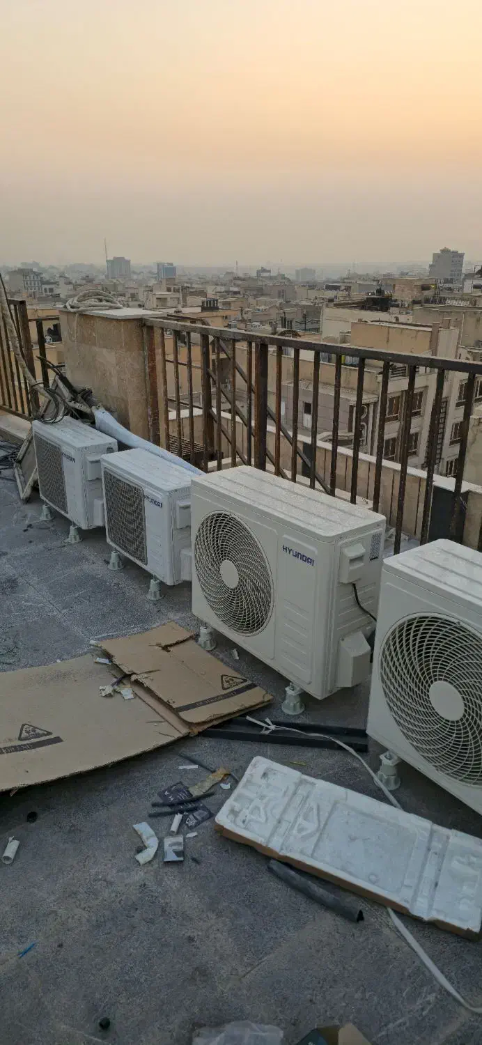 داکت اسپیلت اقتصادی هواساز داخلی کمپرسور وارداتی|کولر گازی و فنکوئل|کرج, جهانشهر|دیوار