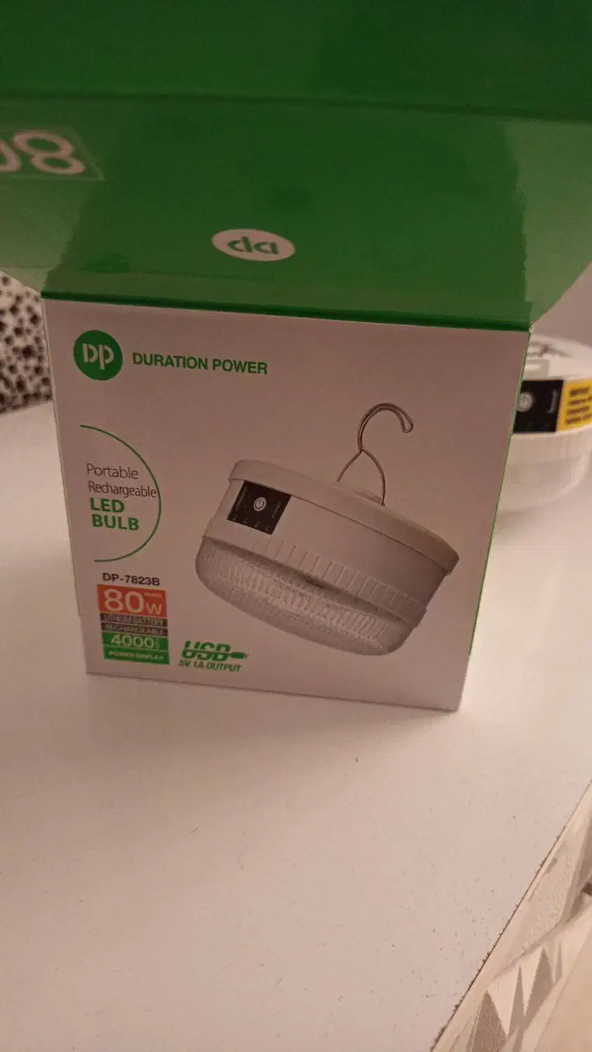 لامپ شارژی دی پی۸۰وات،پاوربانک|لامپ و چراغ|شیراز, محمدیه|دیوار
