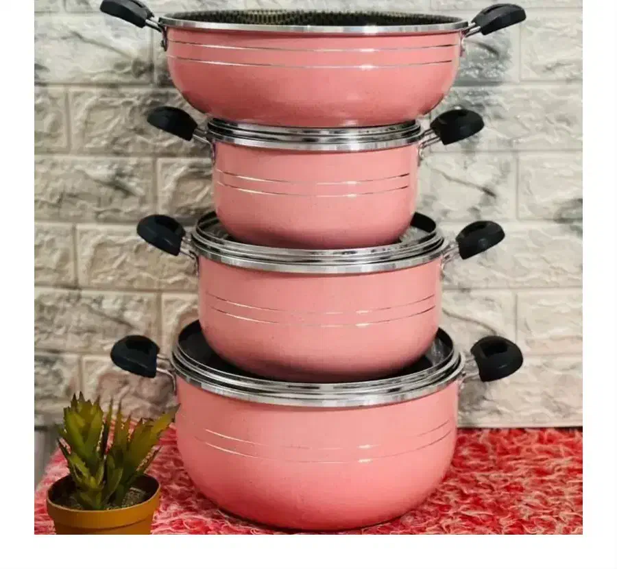 سرویس تفلون/ قابلمه/ و تابه 7 پارچه هلنا/ زنبوری|ظروف پخت‌وپز|تهران, پونک|دیوار