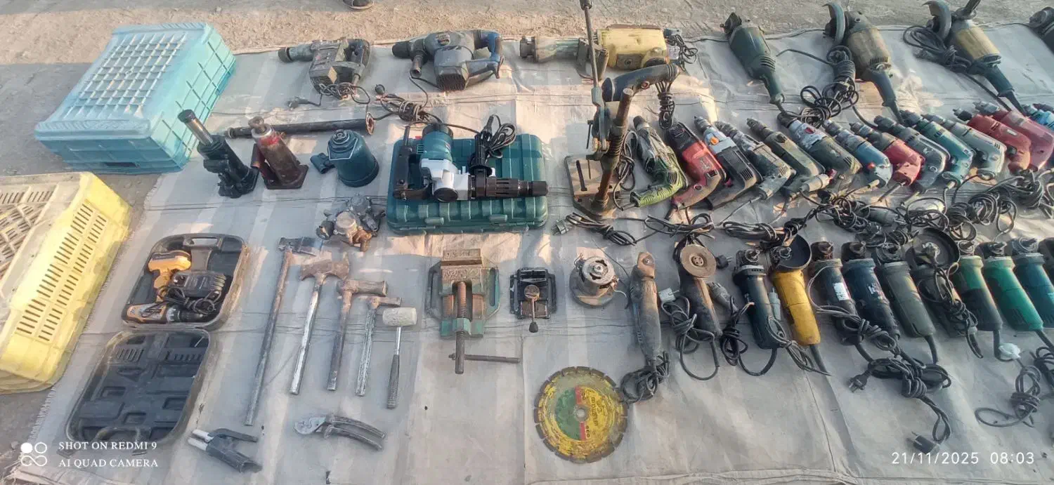 سنگ فرز مینی فرز هیلتی و دریل کارکرده|ابزارآلات|ری, شهرک نظامی|دیوار