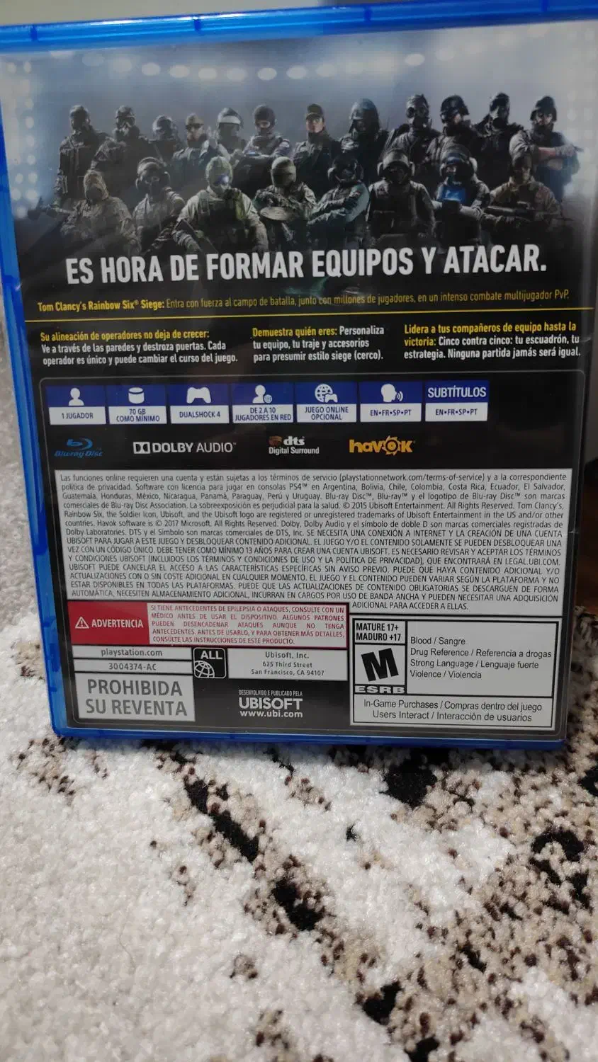 سی دی Rainbow six برای ps4|کنسول، بازی ویدئویی و آنلاین|ری, سیزده آبان|دیوار