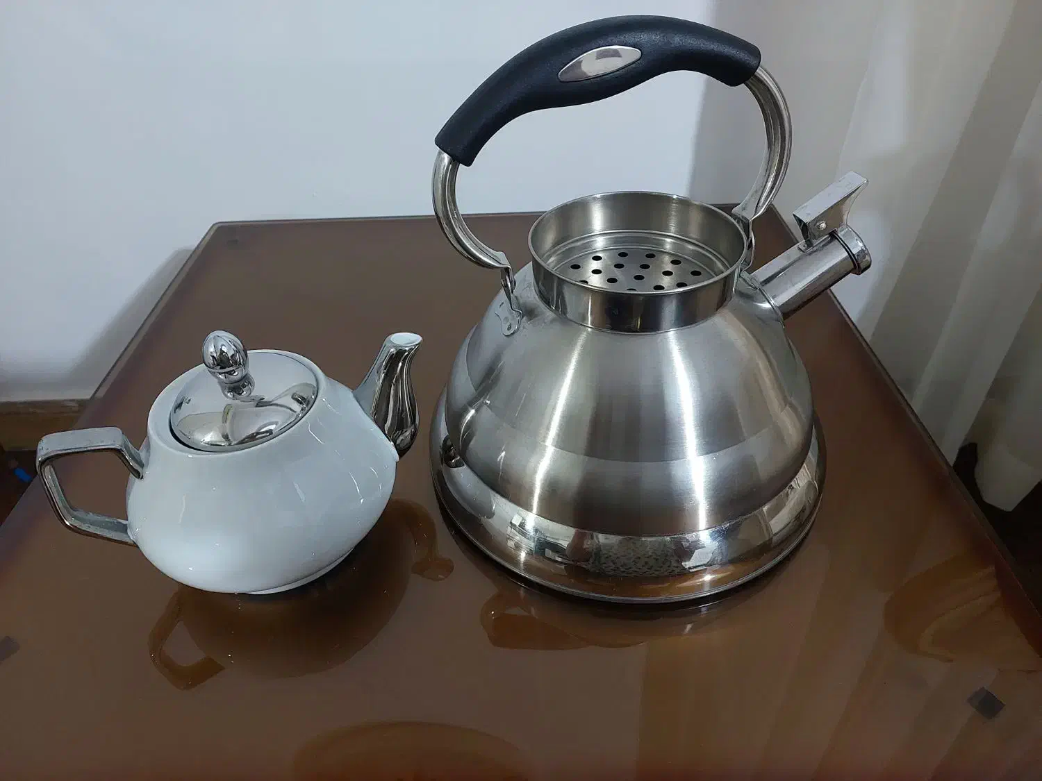 کتری قوری|قوری، کتری، قهوه‌ساز دستی|هشتگرد, شهرک بعثت|دیوار