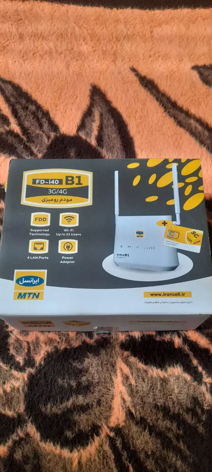 وای فای مودم اکبند|مودم و تجهیزات شبکه|پرند, فاز ۴|دیوار