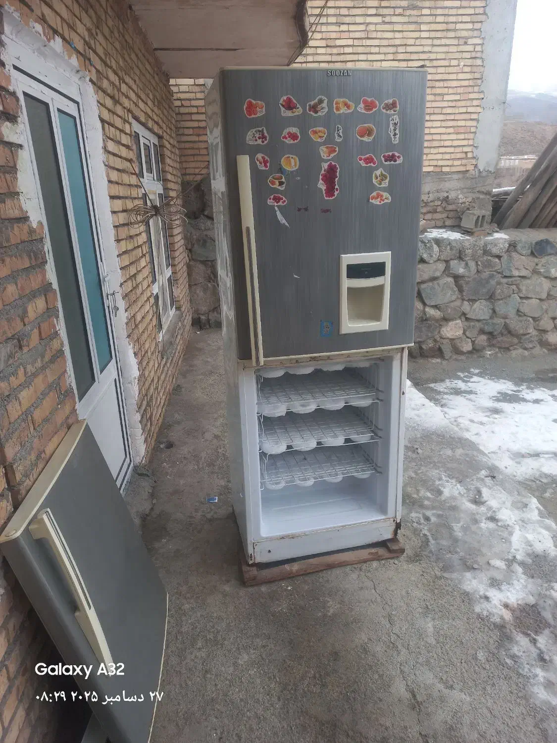 یخچال|یخچال و فریزر|قطور, |دیوار