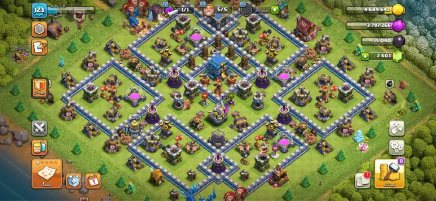 اکانت کلش اف کلنز تان ۱۲ مکس|کنسول، بازی ویدئویی و آنلاین|شیراز, لاله|دیوار