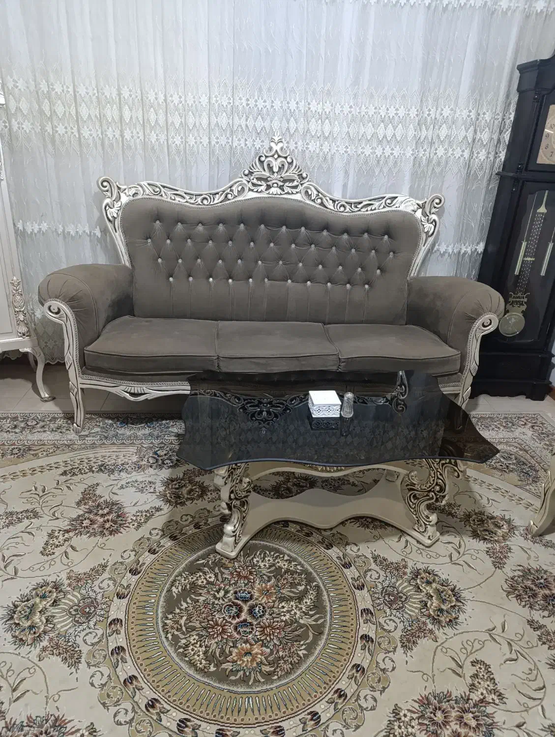 مبل و جلومبلی،ساعت ایستاده،بوفع|مبلمان خانگی و میز عسلی|محمدیه-قزوین, |دیوار