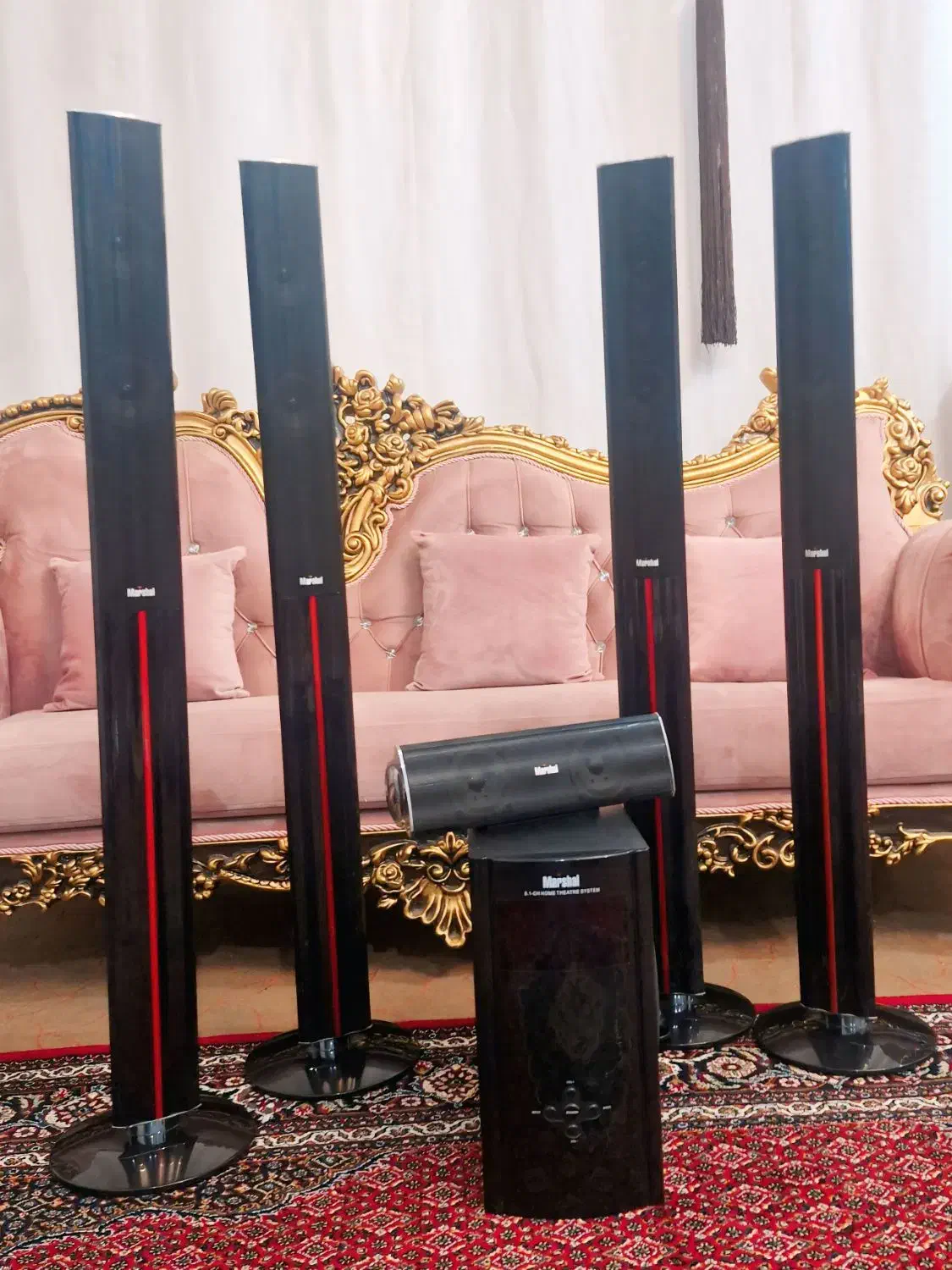 سینما خانوادگی|سیستم صوتی خانگی|گرمی, |دیوار