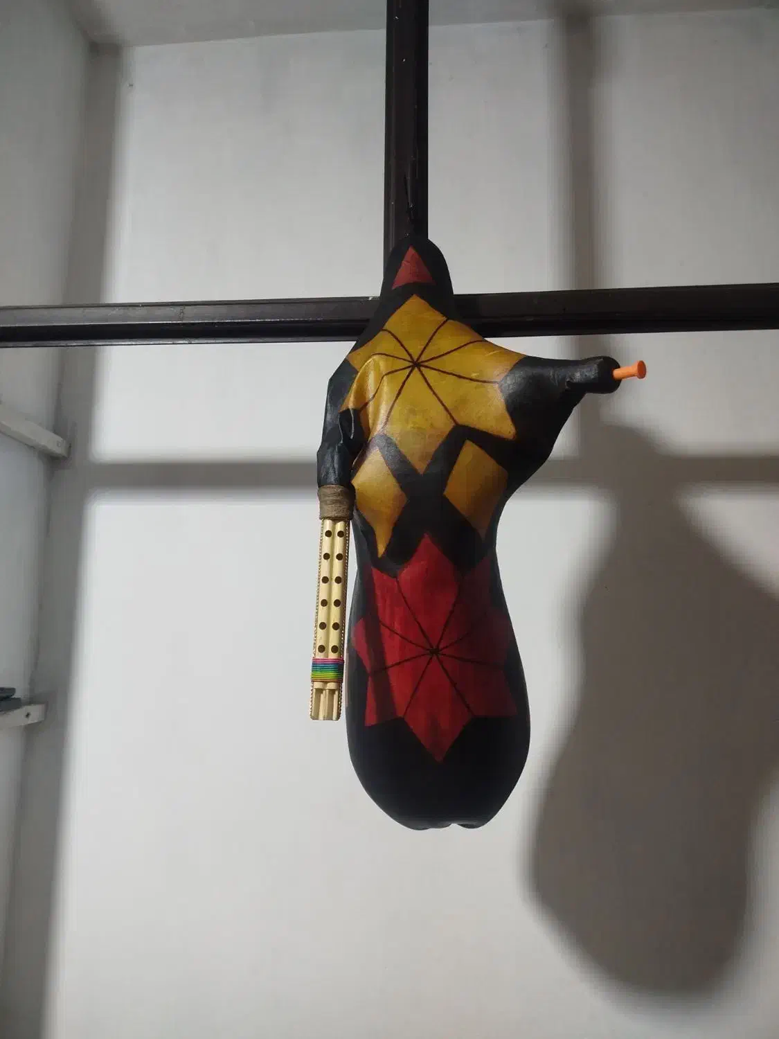 نی انبان|سازهای بادی|اهرم, |دیوار