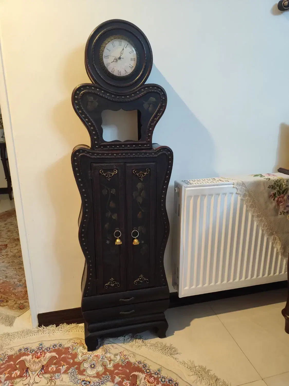 ساعت ایستاده کنار سالنی چوبی قدیمی|صنایع دستی و سایر لوازم تزئینی|تهران, صادقیه|دیوار