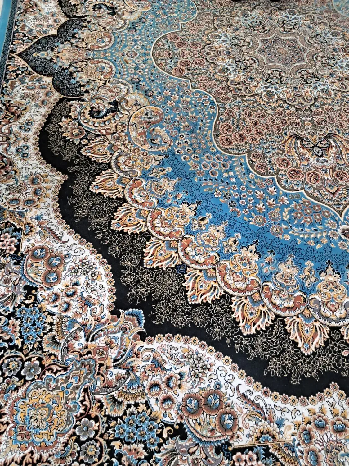 ۲تخته ۱۲متری ۷۰۰شانه فیروزه ای|فرش|هشتگرد, هشتگرد قدیم|دیوار