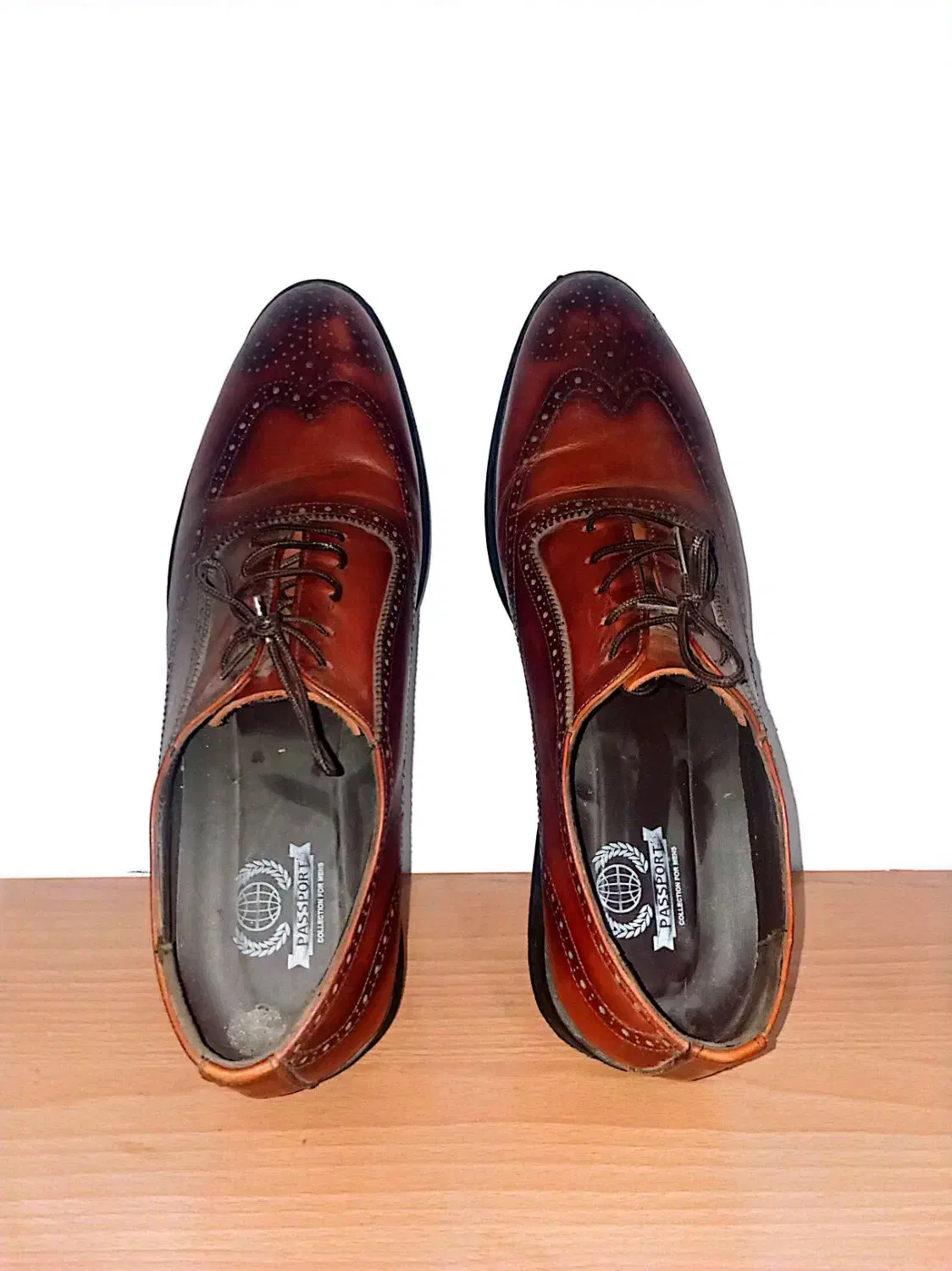 کفش چرم مردانه پاسپورت نو و بسیار شیک سایز ۴۱|کیف، کفش، کمربند|اصفهان, دستگرده|دیوار
