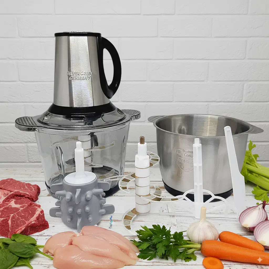 خردکن اصلی 2 کاسه سیلورکرست ملنیکس/غذاساز/مخلوط کن|خردکن، آسیاب، غذاساز|مشهد, چهنو|دیوار