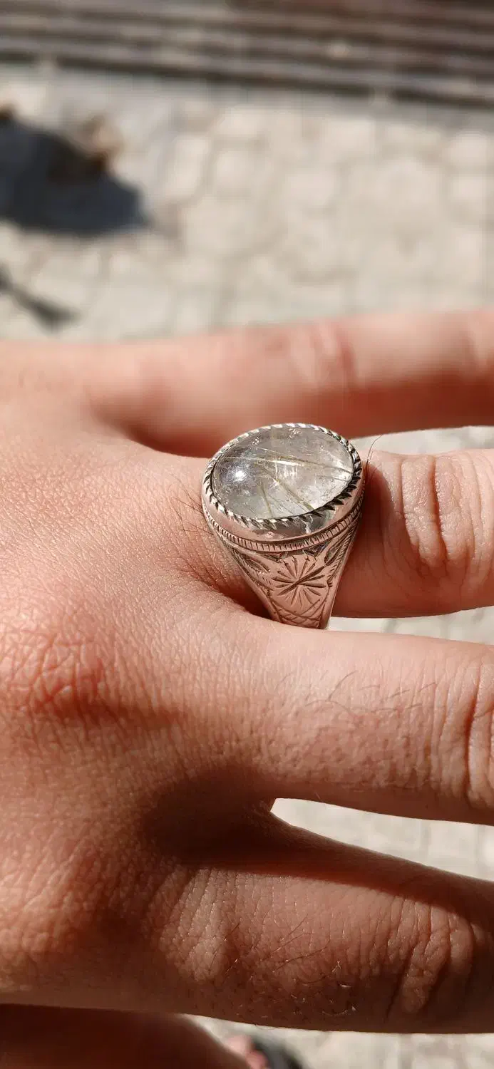 انگشتر دُرنجف مودارطلایی قدیمی و کمیاب|جواهرات|هشتگرد, ینگی امام|دیوار