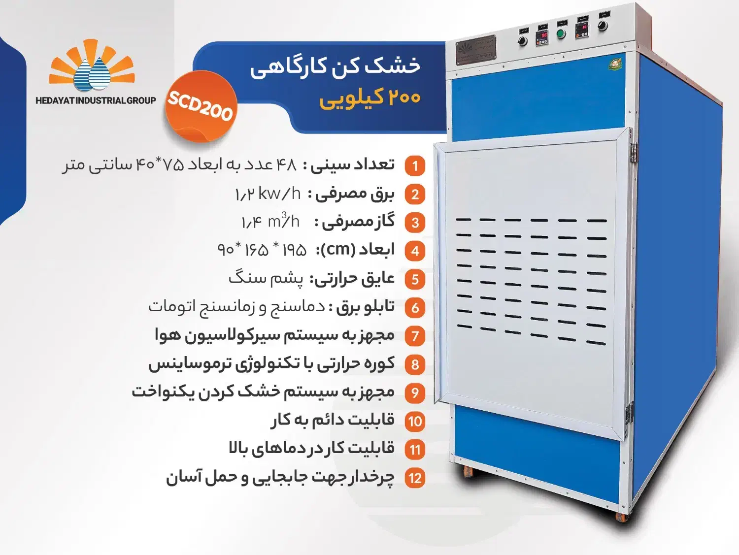 بزرگترین سازنده خشک کن میوه و سبزیجات/تمام اتومات|ماشینآلات صنعتی|رشت, آزادگان|دیوار