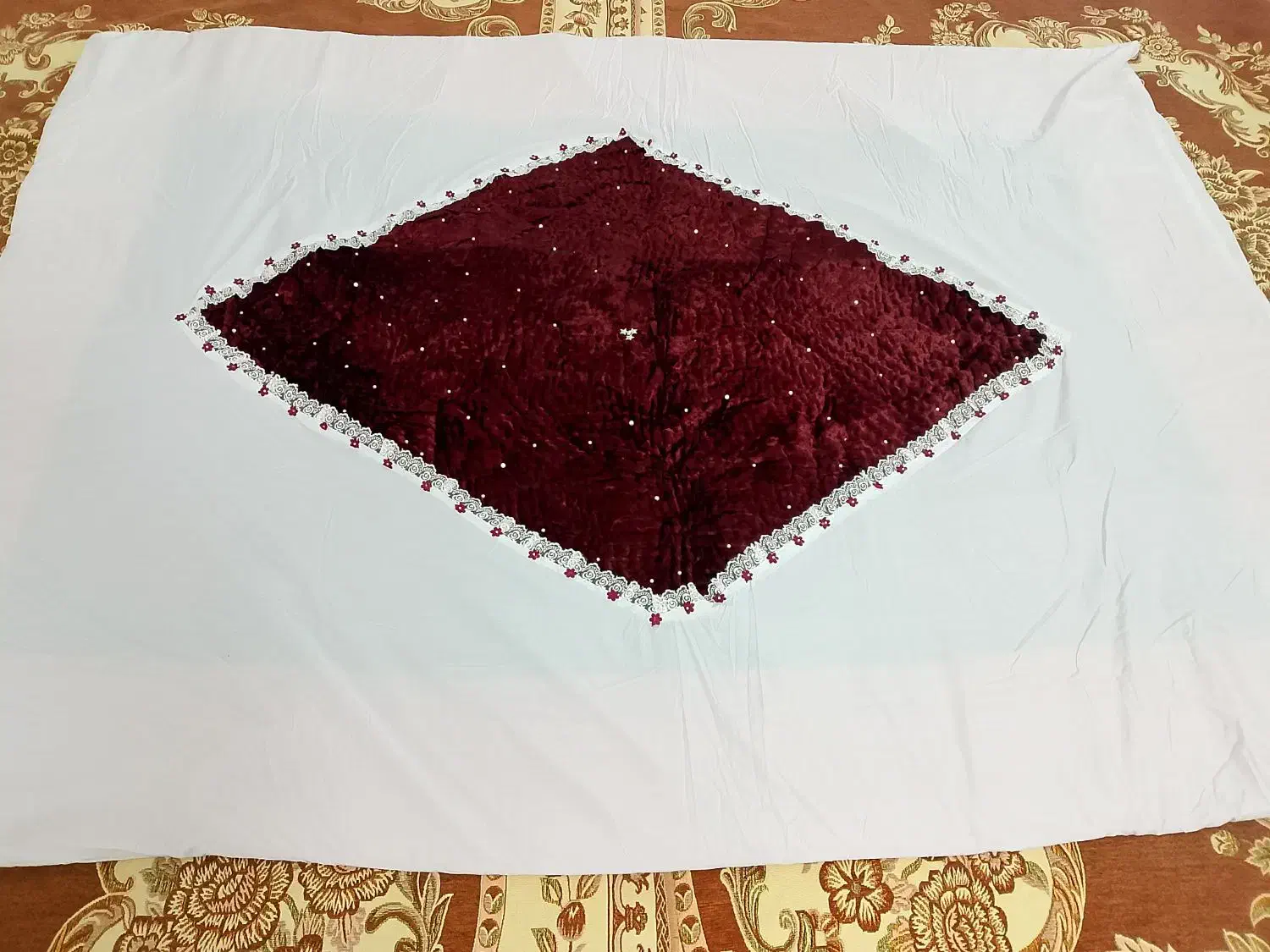 لحاف مخمل نو|رختخواب، بالش، پتو|کاشان, زیدی|دیوار