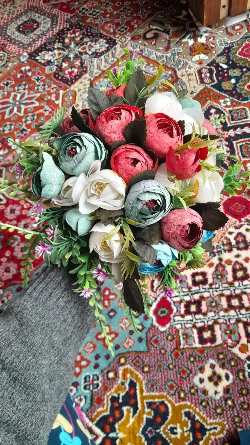 دسته گل عروس|گل مصنوعی|برازجان, |دیوار