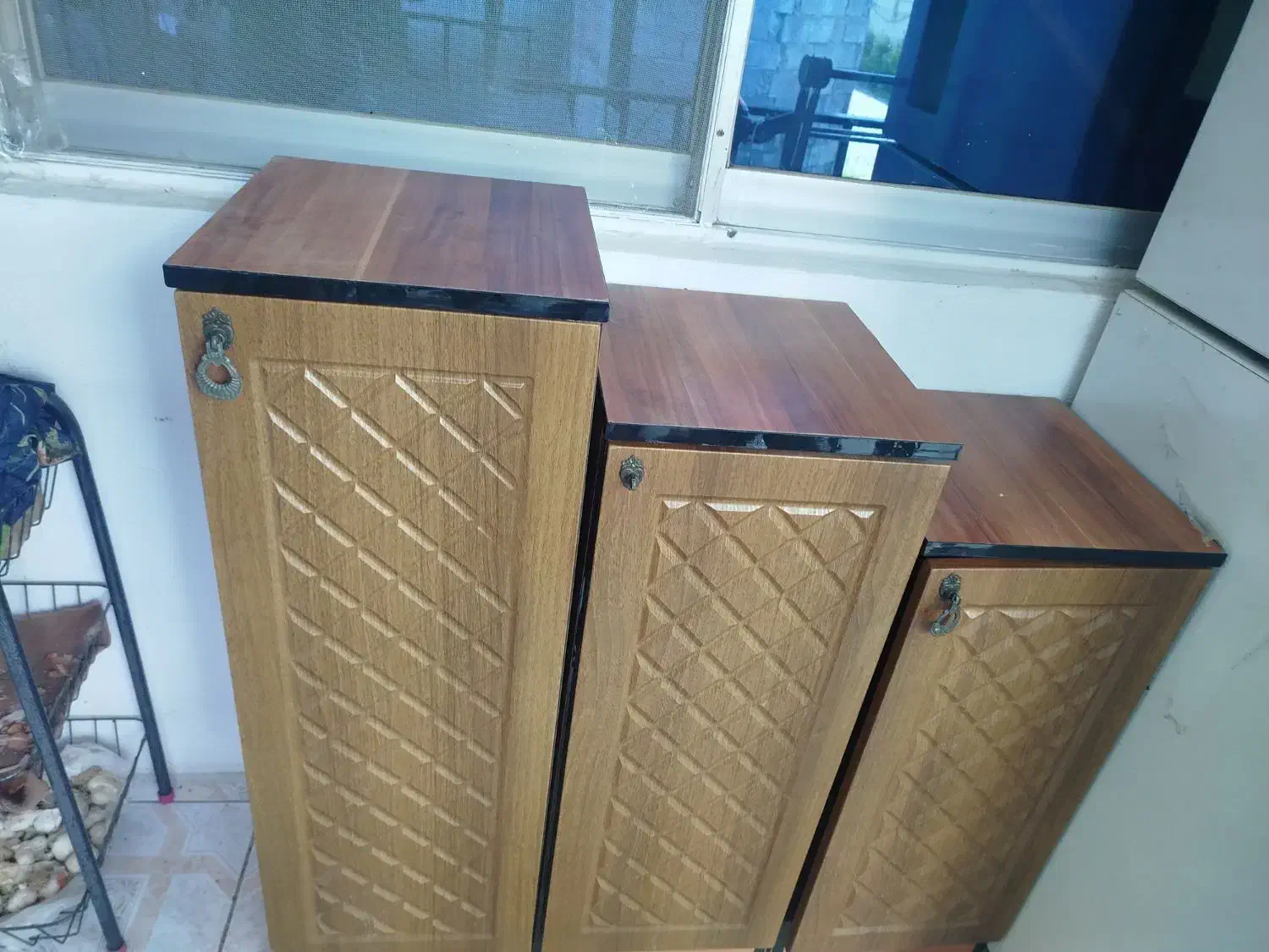 جا کفشی سه تیکه نونو هست|جاکفشی، کمد، دراور|چمستان, |دیوار