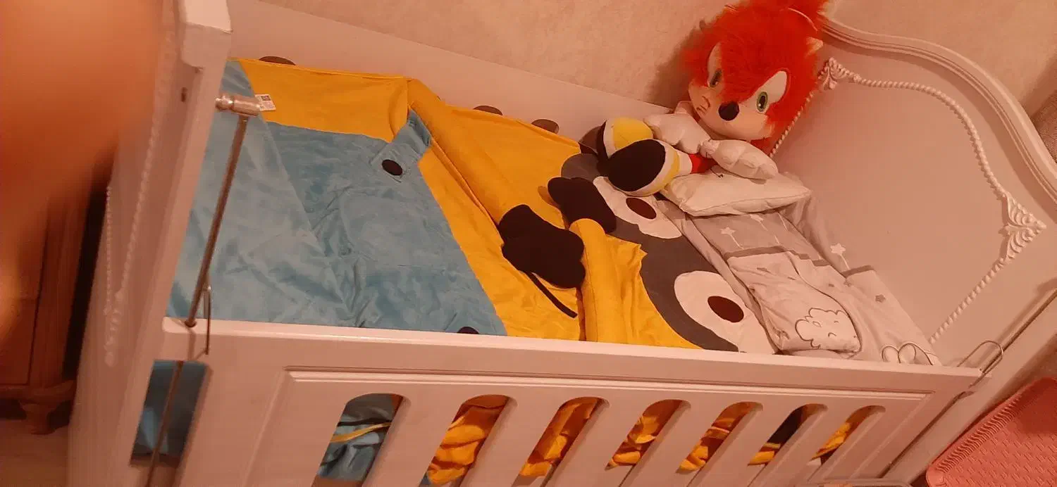 تخت خواب کودک|تخت و سرویس خواب|اهواز, فولاد|دیوار