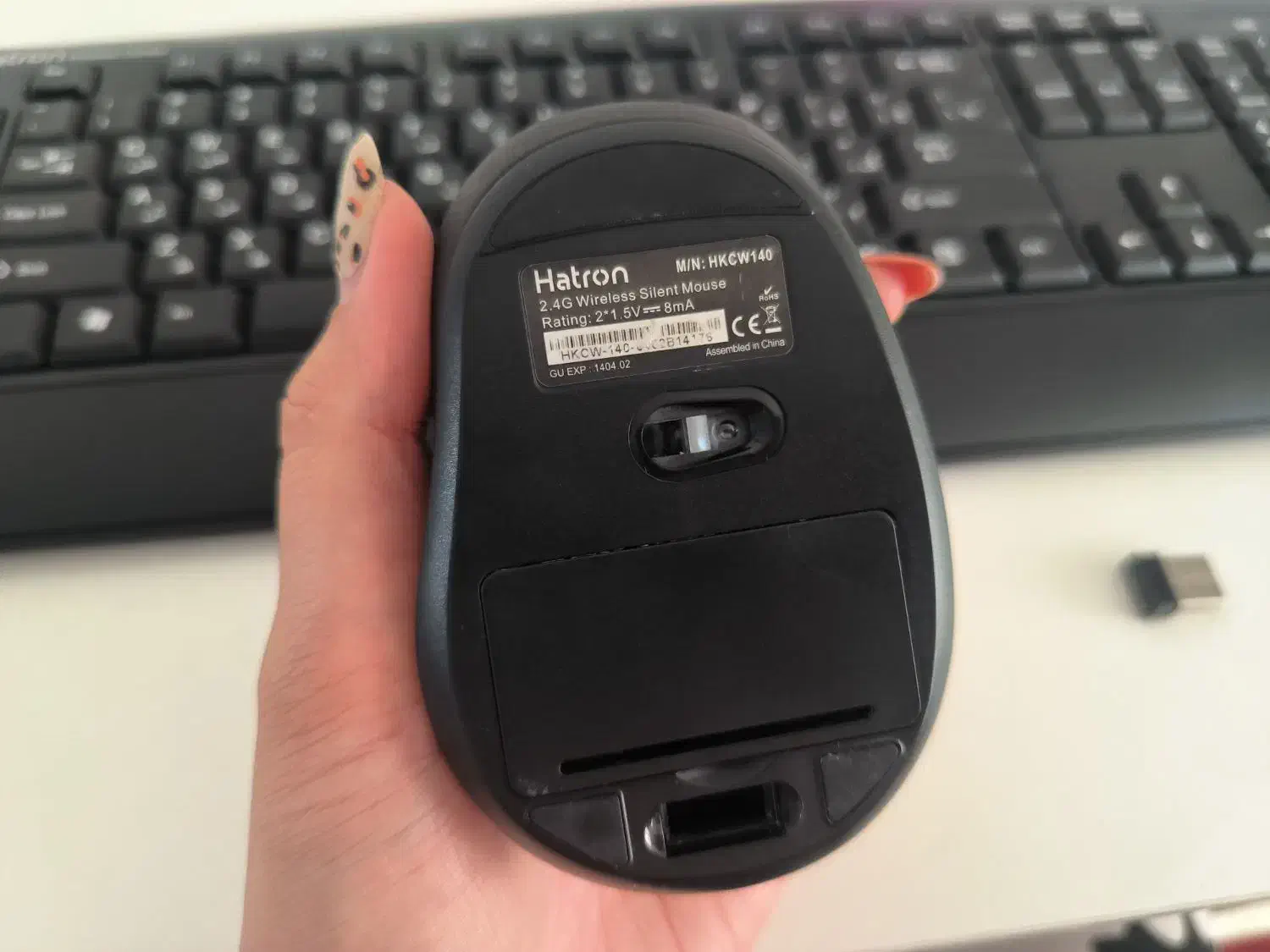 موس و کیبورد سایلنت بی سیم Hatron|قطعات و لوازم جانبی رایانه|مشهد, حسابی جنوبی (شهرک غرب)|دیوار